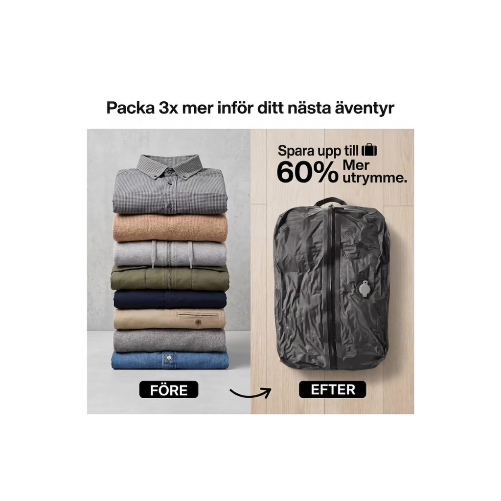 VacPack - Packa mer, Ta mindre plats.