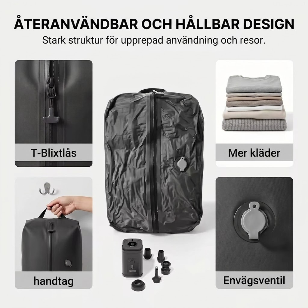 VacPack - Packa mer, Ta mindre plats.