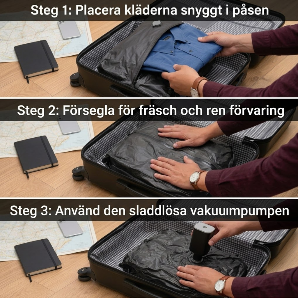 VacPack - Packa mer, Ta mindre plats.