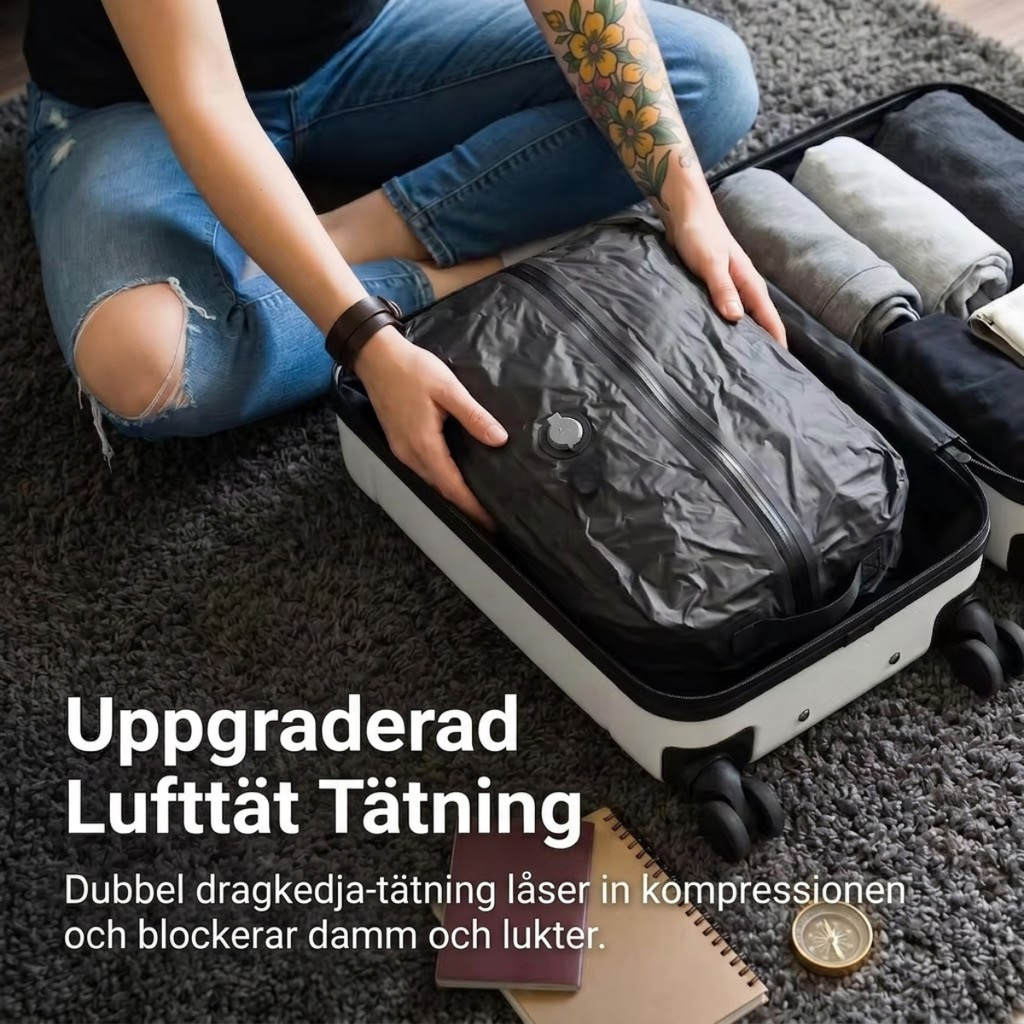 VacPack - Packa mer, Ta mindre plats.